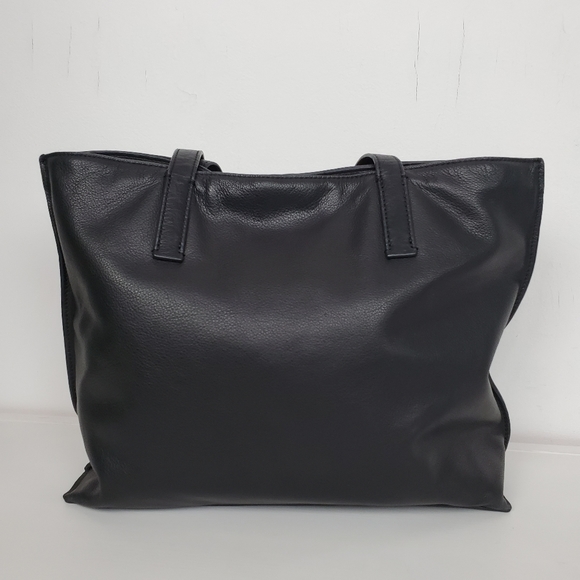 Mark and Graham Large Tote Black Leather - Picture 2 of 12